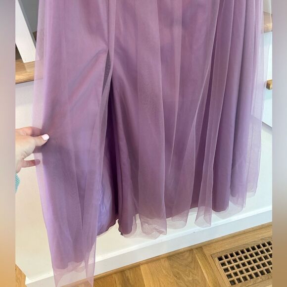 Azazie Noa Dress Wisteria with Men’s Matching Vest and Tie - Picture 4 of 15